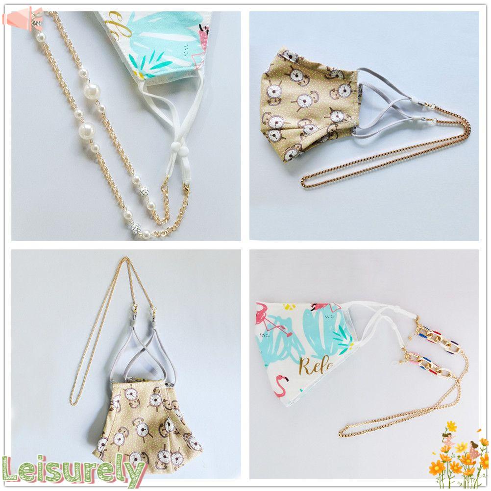 LEILY Dây Xích Đeo Mắt Kính Bằng Hợp Kim Cho Nam &amp; Nữ