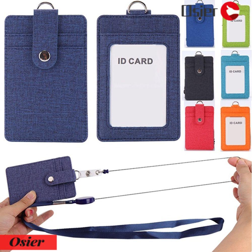 OSIER1 Bao Đựng Thẻ ID / ID Có Dây Đeo Tiện Dụng Cho Trường Học / Văn Phòng Ốp