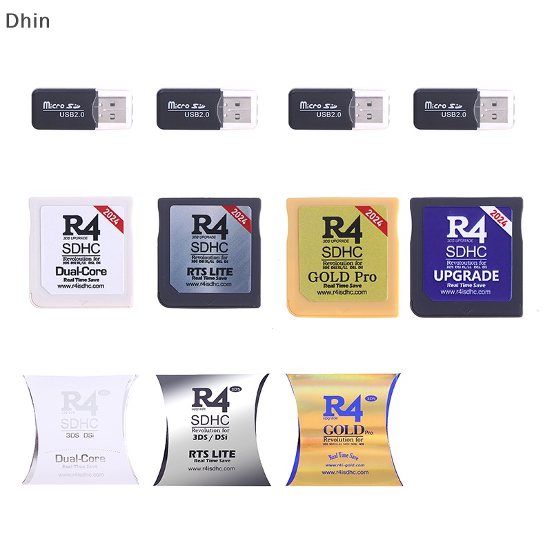 Thẻ Nhớ Chính Hãng R4 SDHC 250 + Cho Nintendo DS / dsi Và 3ds / 2ds / n2dsxl