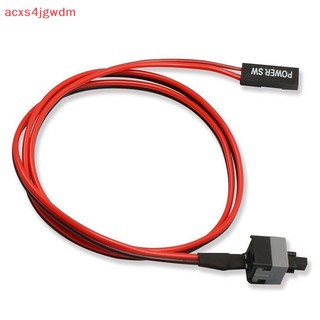 5 cái 50cm 2 Pin SW PC Power Cable on/off push button ATX máy tính chuyển đổi dây mới