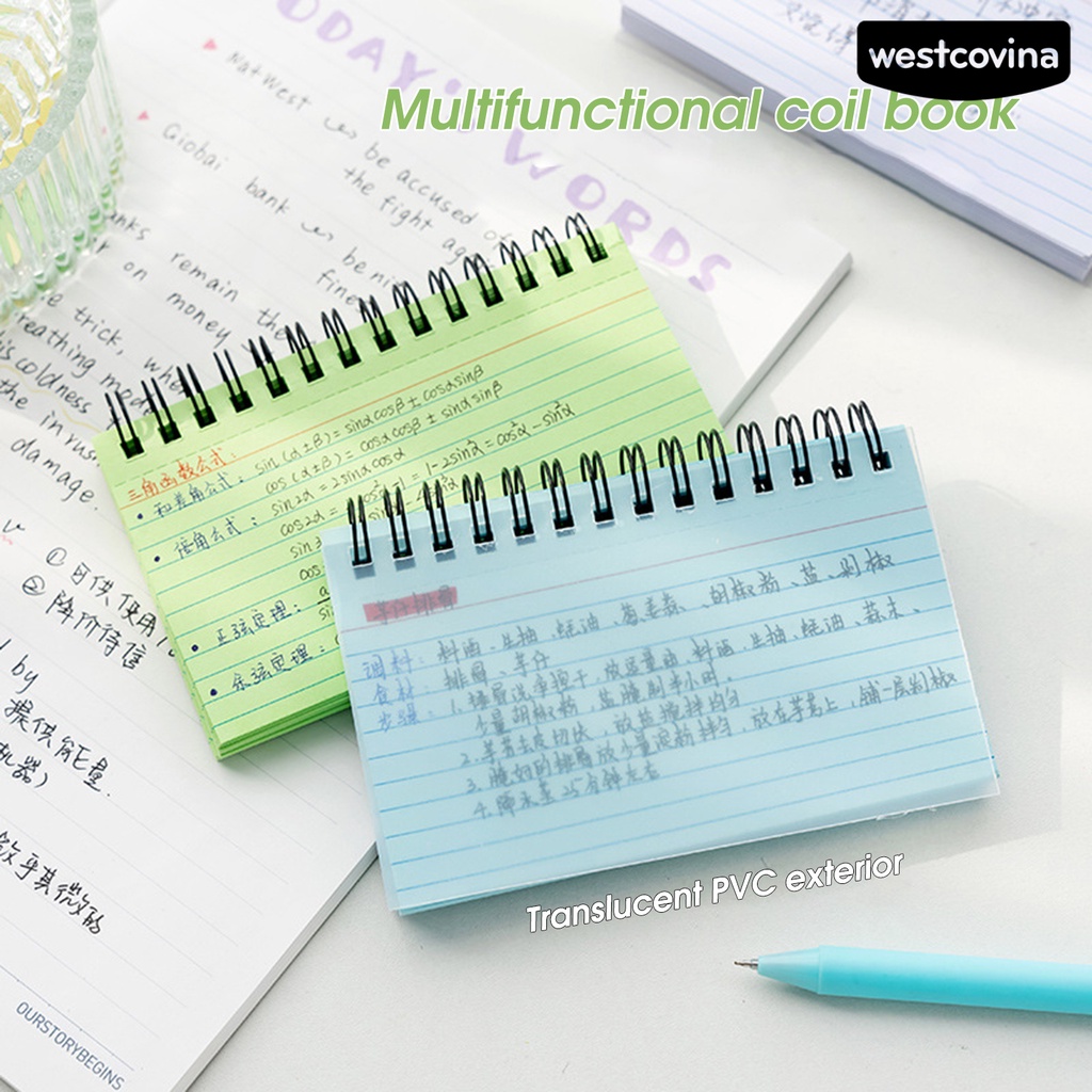 [WSTN] [WSTN]✎Sổ Ghi Chú Cuộn Tròn Dày Trơn Mịn Màu Sắc Kẹo Ngọt