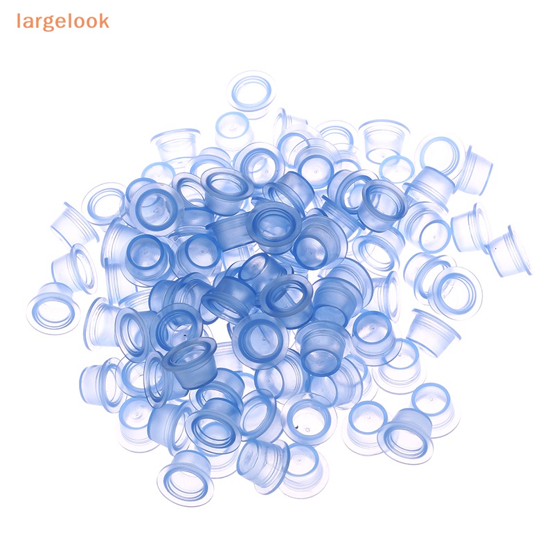 Set 100 Cốc Silicone Trong Suốt Đựng Mực Xăm Tiện Dụng