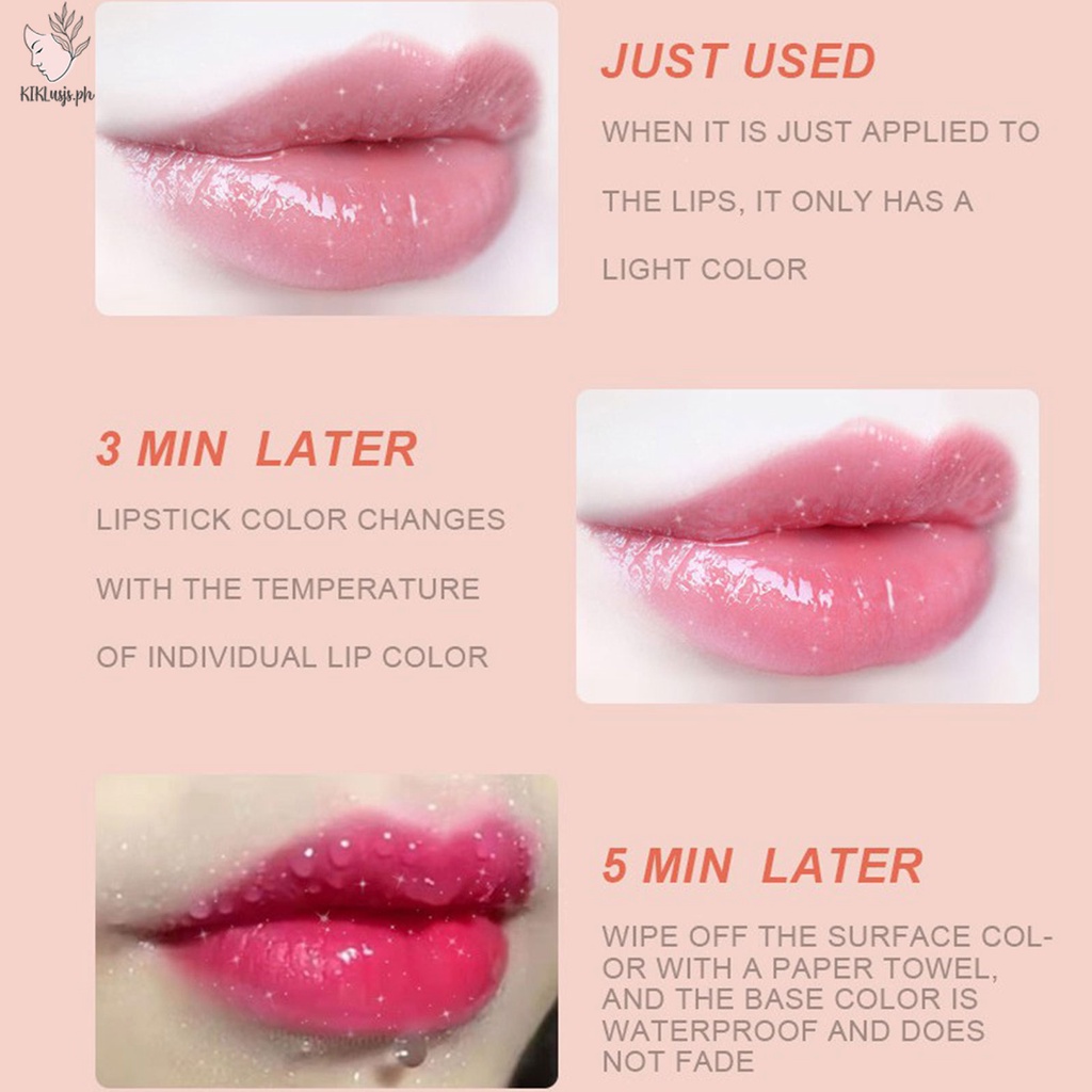 Bóp Vào Lười Nhiệt Độ Đổi Màu Son Môi Hình Môi Nhung Matte Lipstick Lip Tint Lâu Dài Chống Thấm Nước Chống Mồ Hôi Dưỡng Ẩm Son Bóng Chống Dính