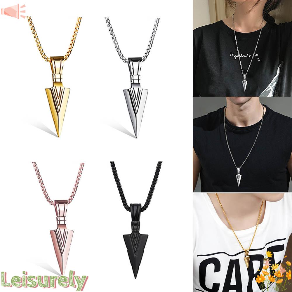 LEILY Vòng cổ Mặt Mũi Tên Phong Cách Hip Hop