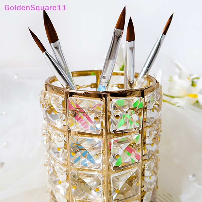 Cọ Sơn Móng Tay Gel UV Acrylic Mạ Vàng Chuyên Dụng Cho Vẽ Móng