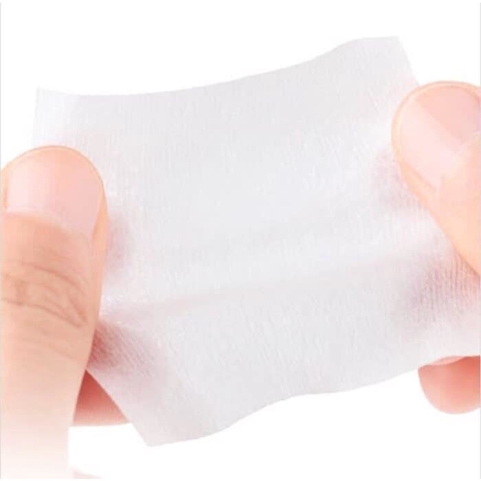 Bông tẩy trang Miniso Nhật Bản 475 miếng Cotton 100% Kết Hợp 2 Loại Dày Và Mỏng