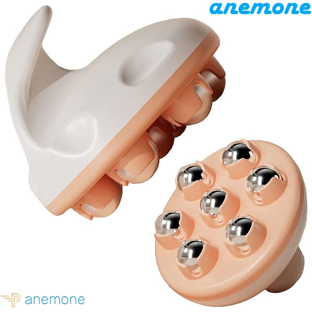 ANEMONE Bàn Chải Mát Xa 7 Hạt Bằng Thép Chống Cellulite Cho Nam Và Nữ