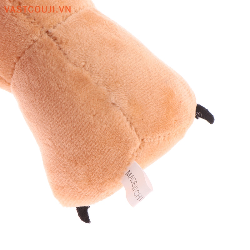 1 Móc Khóa Hình Gấu Nhồi Bông 10cm Tự Làm Dễ Thương