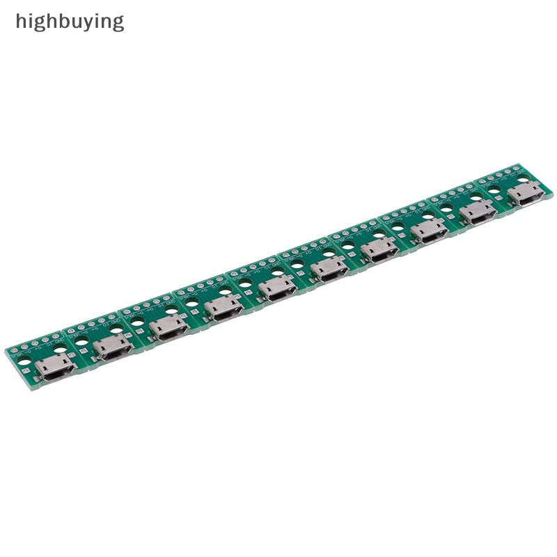 Bộ 10 Bảng Mạch Chuyển Đổi MICRO USB Sang DIP 5Pin Female Mới