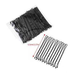 Set 50 / 100 Kẹp Tóc Màu Đen Đơn Giản Cho Nữ CHLINS