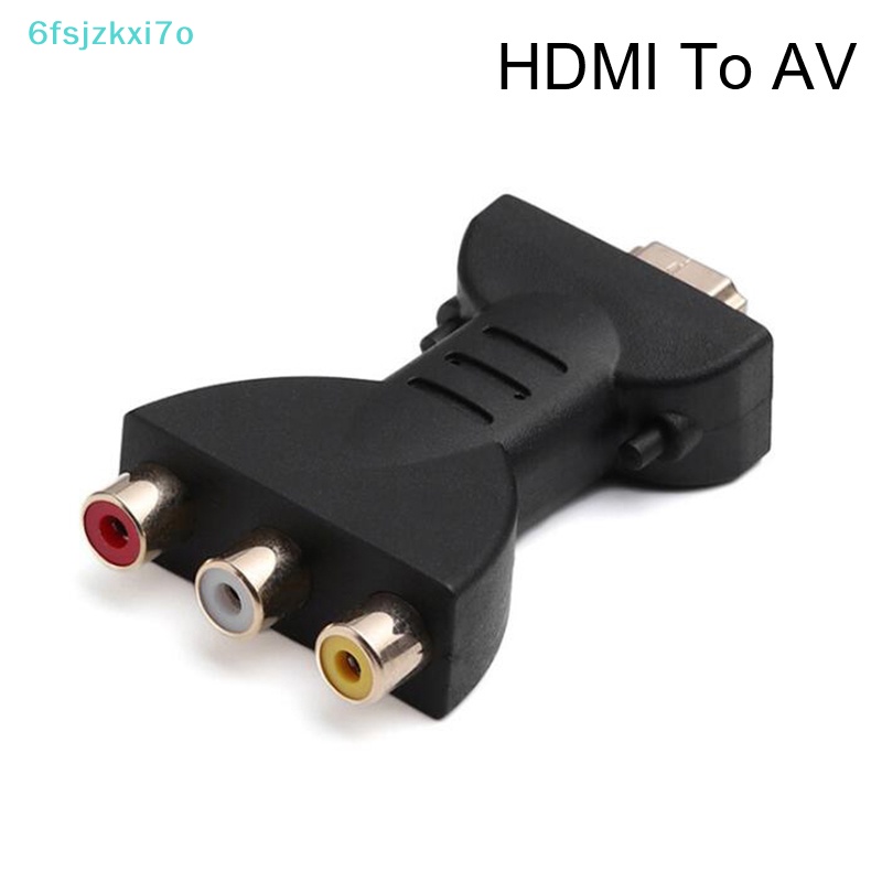 AV tín hiệu kỹ thuật số 1080P HDMI sang Bộ chuyển đổi VGA HDMI sang cáp âm thanh video AV RCA