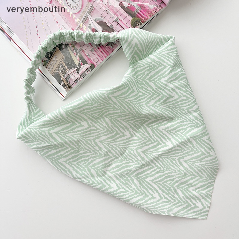 Băng Đô Co Giãn Họa Tiết Kẻ Sọc Nhiều Màu Sắc Thời Trang Cho Nữ