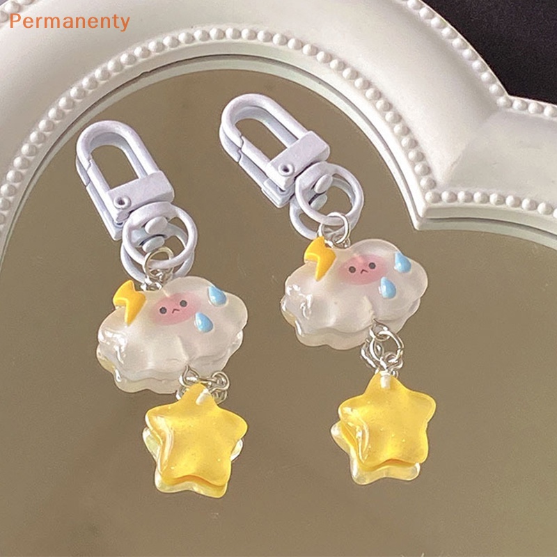 Móc Khóa Hình Đám Mây / Ngôi Sao / Đám Mây Hoạt Hình Dễ Thương
