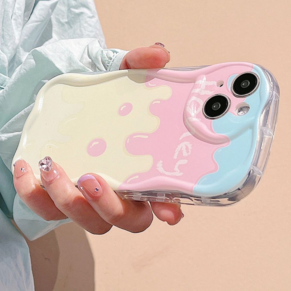 Ốp Điện Thoại TPU Mềm Chống Sốc Họa Tiết Que Kem Thời Trang Cho IPhone 11 12 13 14 Pro Max