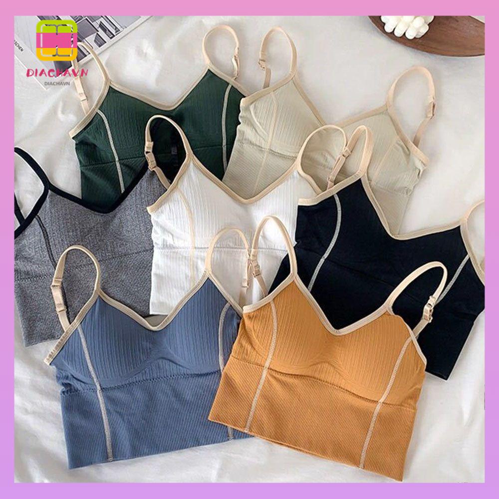 DIACHAVN Bra Thể Thao Kèm Mút Nâng Ngực Thiết Kế Quyến Rũ Cho Phái Nữ