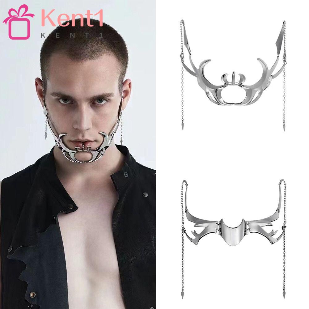 KENT1 Bông Tai Kim Loại Dạng Lỏng Phong Cách Gothic Thời Trang Cho Nam Và Nữ