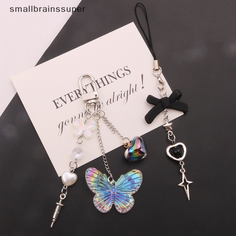 Smallbrainssuper Móc Chìa Khóa Treo Túi Xách / Tai Nghe Cá Tính Ngọt Ngào Sáng Tạo Ch SBS
