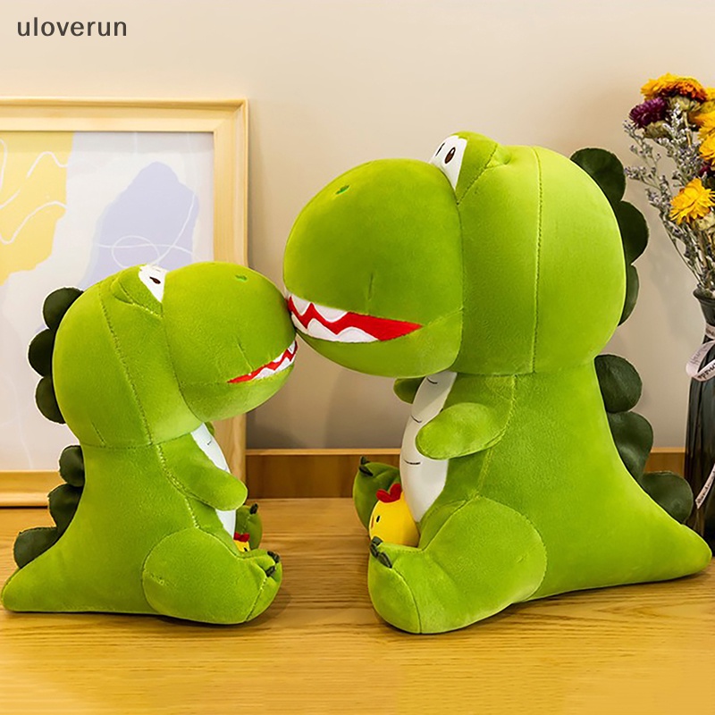 Uloverun 1 Đồ chơi nhồi bông Hình Chú Gà / Khủng Long Đáng Yêu Mềm Mại Trang Trí Phòng Ngủ