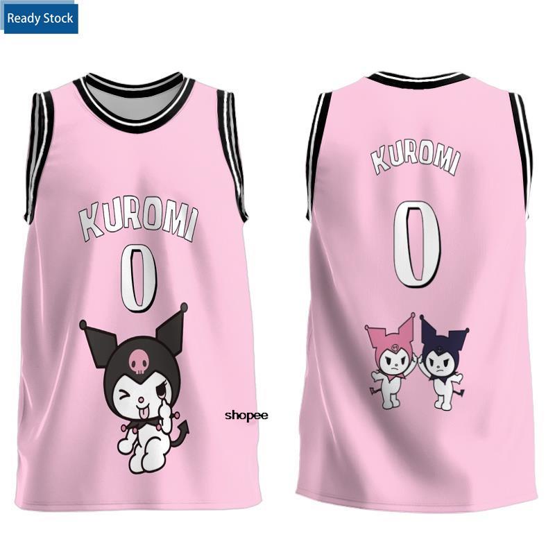 Đồng phục bóng rổ dễ thương kuromi sanrio vest jersey
