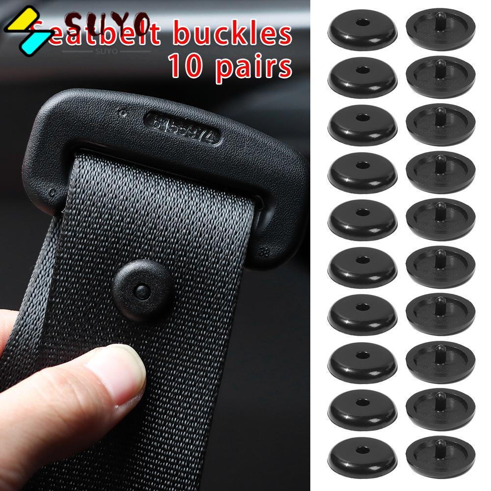 SUYO Set 10 Nút Chặn Dây An Toàn Xe Hơi