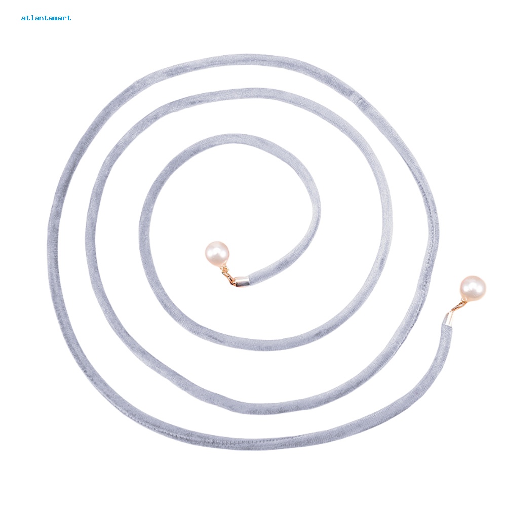 Túi Đựng Đồ Dùng Cao Cấp Tiện Dụng| Thắt Lưng Nữ Đính Ngọc Trai Giả Màu Trơn Thời Trang