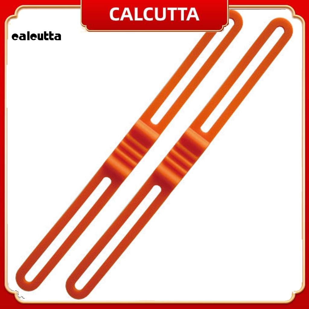 Bộ 2 Dây Silicone Giữ Đèn Pin Gắn Tay Lái Xe Đạp Chống Trượt Tiện Dụng