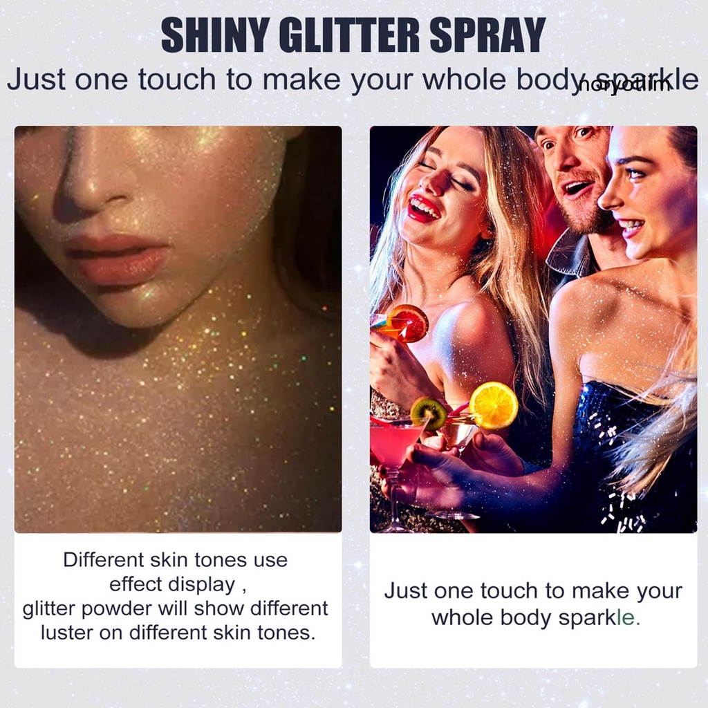 Phấn Bắt Sáng Trang Điểm Cơ Thể 60ml Màu Sắc Long Lanh Quyến Rũ