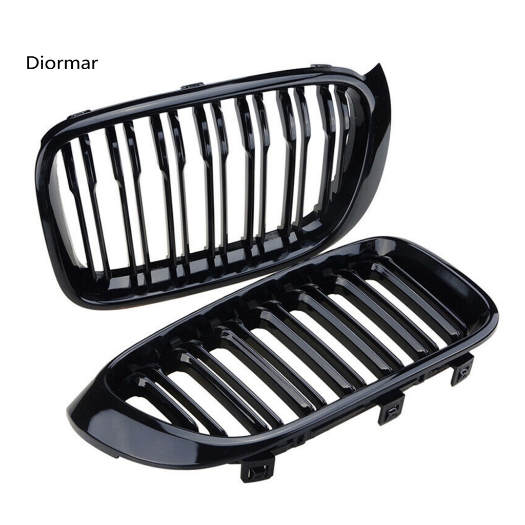 1 CặP LướI TảN NhiệT MàU Đen GắN Mui Xe 51117338571 51117338572 51137367422 Khung Lưới Tản Nhiệt Cho Xe Ô Tô BMW X3 X4 Series F25 F26 14-16