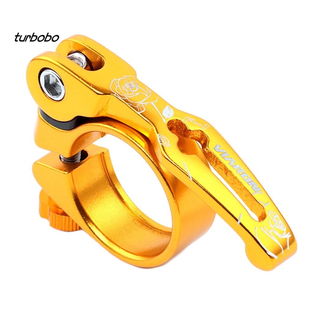 Turbobo Kẹp Điều Chỉnh Yên Xe Đạp Leo Núi Bằng Hợp Kim Nhôm Chống Rơi Tháo Gỡ Nhanh