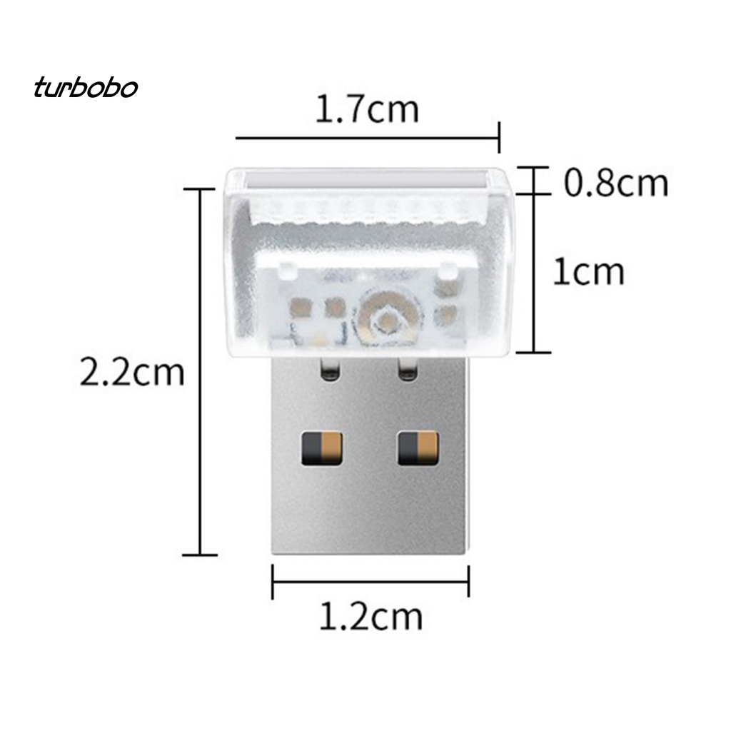 Turboro Đèn Màu Gradient Cắm Và Play Tiết Kiệm Năng Lượng Không Chói Mắt Trang Trí Nội Thất Xe Hơi