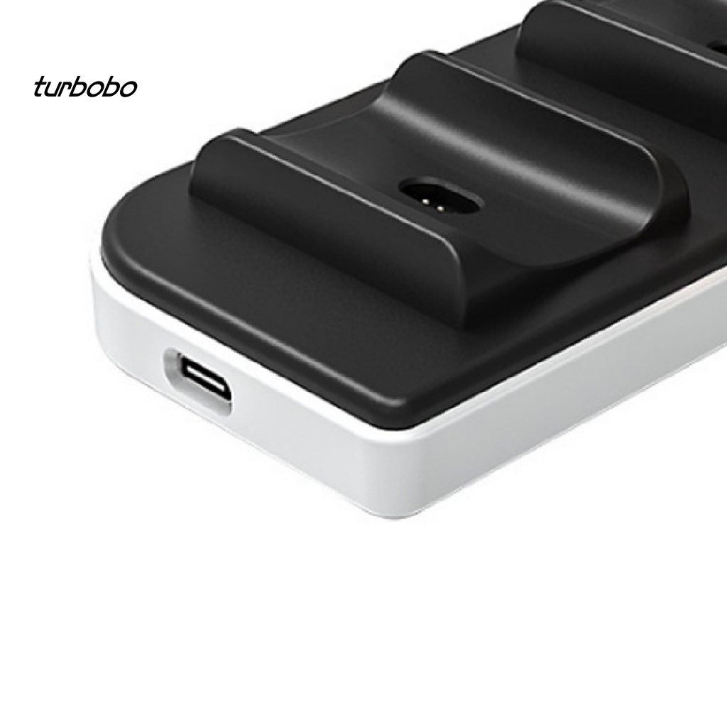 Đế Sạc Điều Khiển Chơi Game Không Dây Hai Chỗ Ngồi Bằng ABS Chất Lượng Cao Cho PS5 turbobo HBP-298