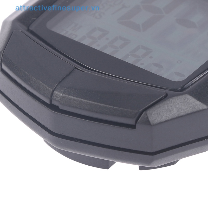 Đồng Hồ Đo Tốc Độ Xe Đạp Màn Hình LCD Chống Thấm Nước AFS
