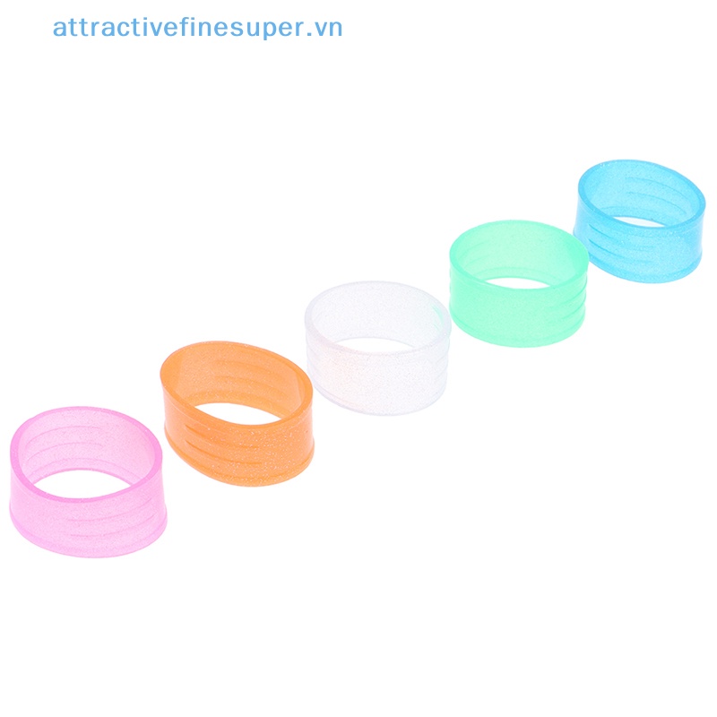 Afs Vòng Silicon Cố Định Tay Cầm Vợt tennis Màu Dạ Quang