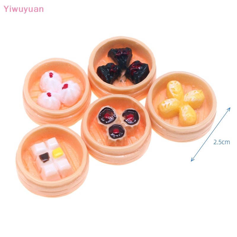 < Yiwuyuan > Mô Hình Bữa Sáng Bánh Mì Ăn Sáng Mini Bằng Nhựa Resin Sáng Tạo Trang Trí Nhà Búp Bê