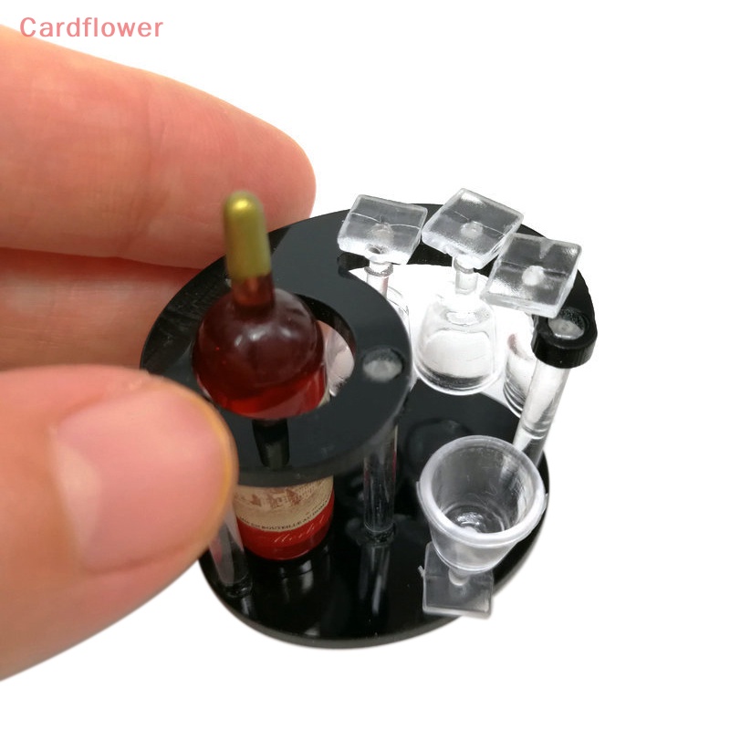 Bộ Đồ trang trí Chai Rượu Mini Trang Trí Nhà Búp Bê Tỉ Lệ 1: 12 Mới