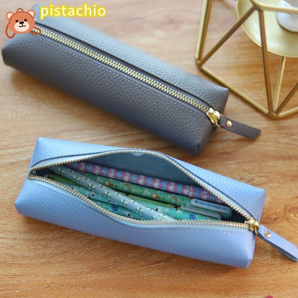 PISTA Túi Đựng Bút Họa Tiết Vỏ Quả Vải Sáng Tạo