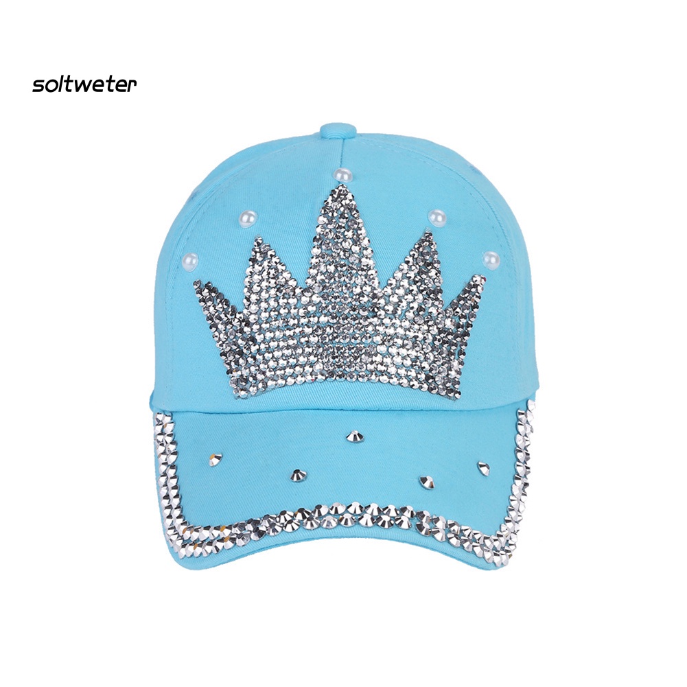 Mũ Lưỡi Trai Đính Đá / Ngọc Trai Giả / Vương Miện Thời Trang Cho Nữ