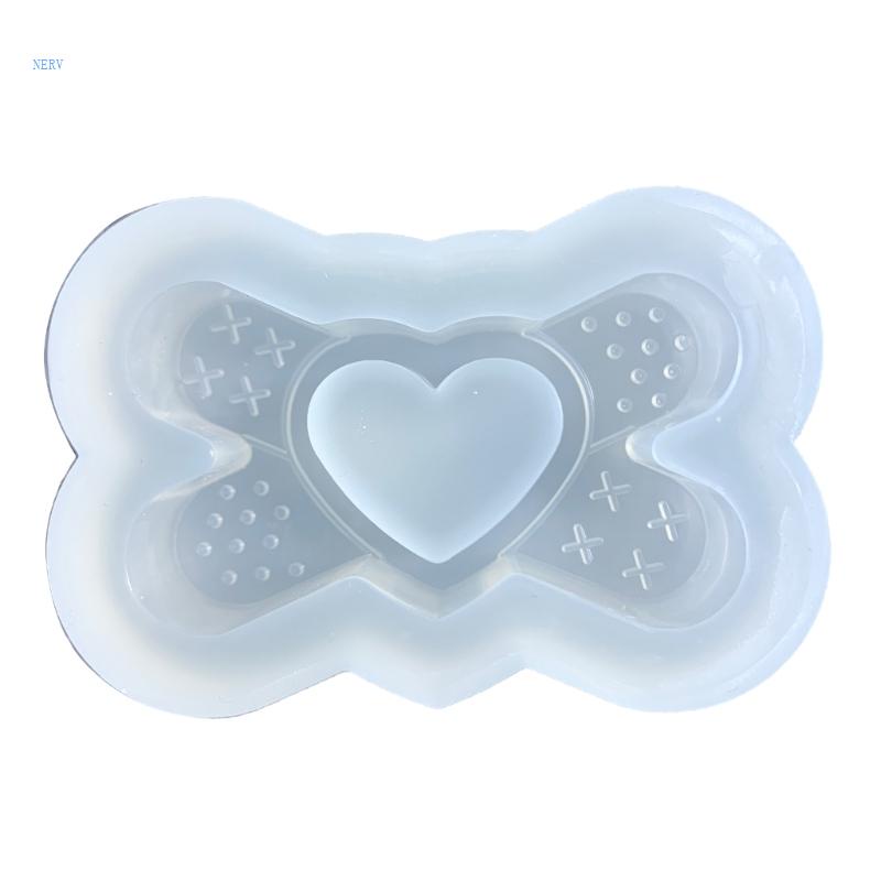 Khuôn Silicone Hình Trái Tim 3D Dùng Làm Móc Khóa DIY