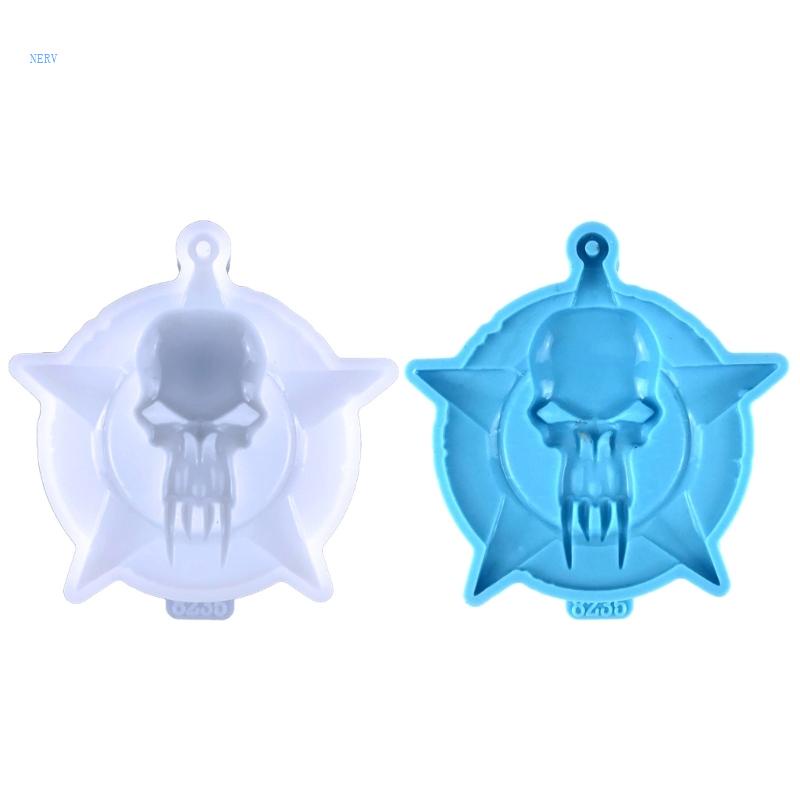 Khuôn Silicone Hình Bộ Xương Làm Móc Khóa DIY