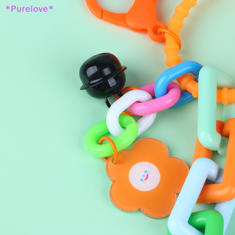 Móc Chìa Khóa Hình Gấu Và Hoa Đáng Yêu Dành Cho Xe Hơi Mới