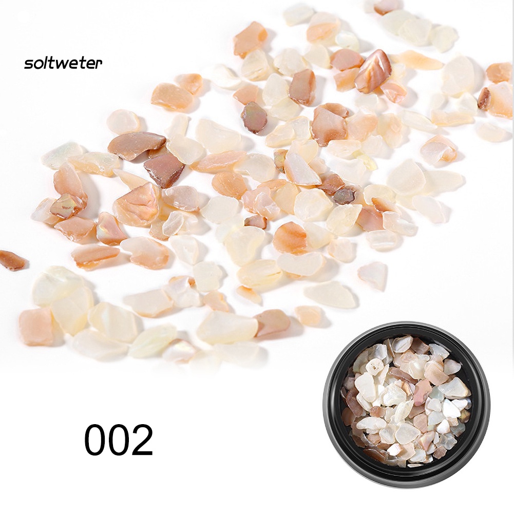 Bộ 2 Đá Đính Trang Trí Móng Tay Hình Vỏ Sò Độc Đáo