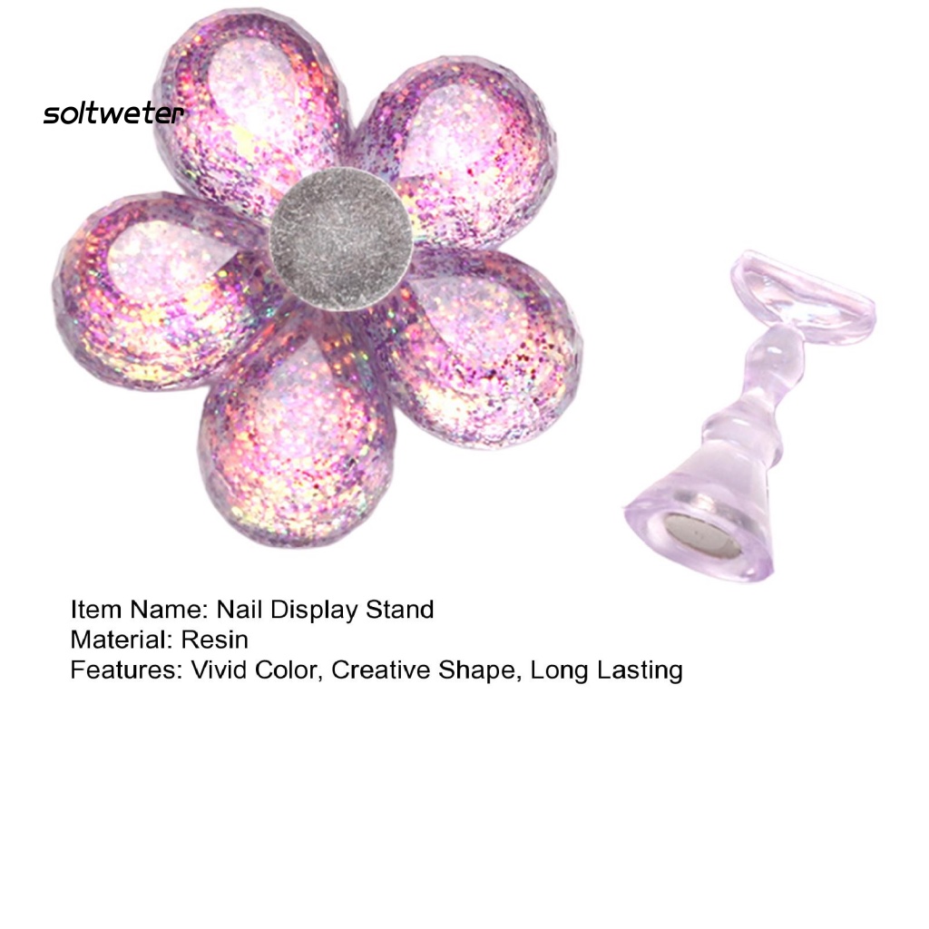 1 Bộ Giá Đỡ Nam Châm Trưng Bày Móng Tay Giả Màu Sắc Sống Động Sáng Tạo DIY