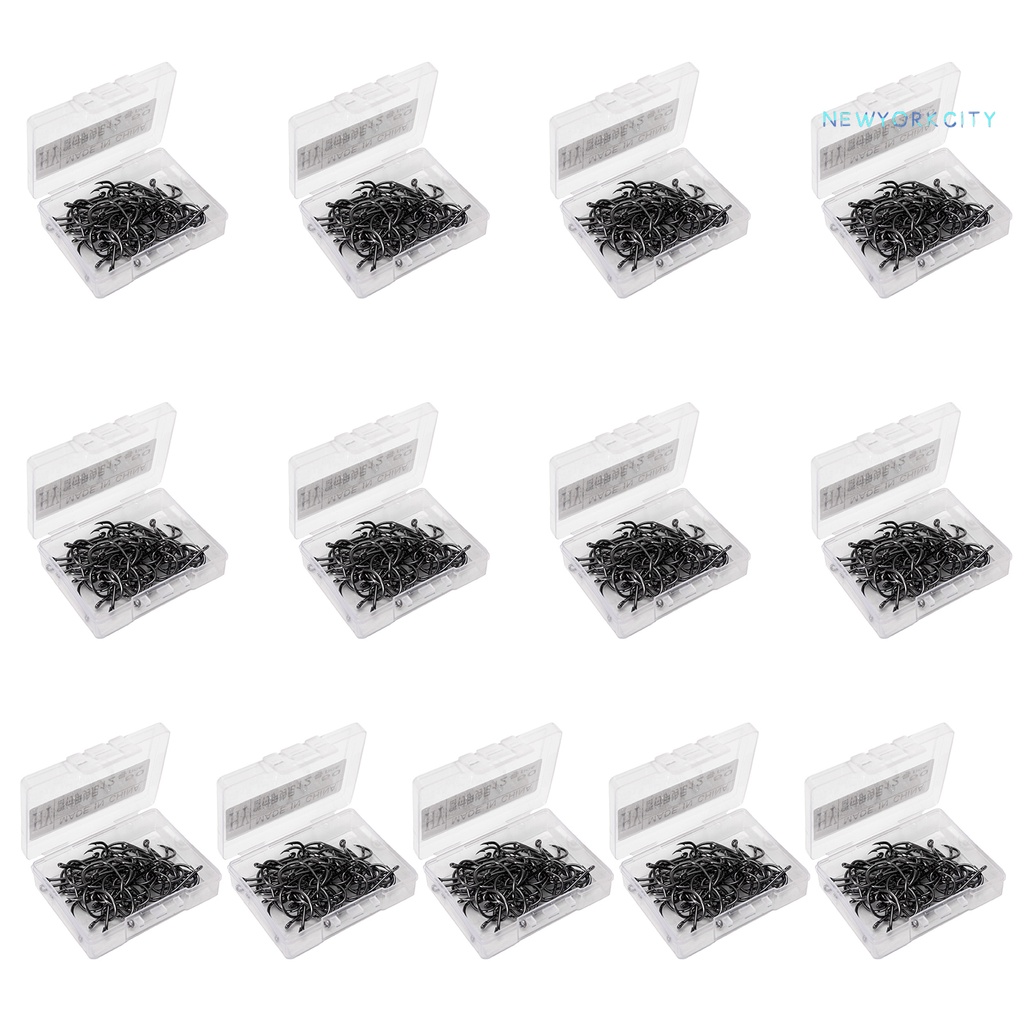 Set 50 Lưỡi Câu Cá Bằng Thép Carbon Chất Lượng Cao