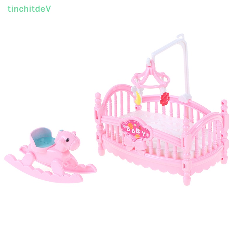 [TinchitdeV] Giường Ngủ Cho Búp Bê Trojan horse Mini Trang Trí Phong Cảnh [Mới]