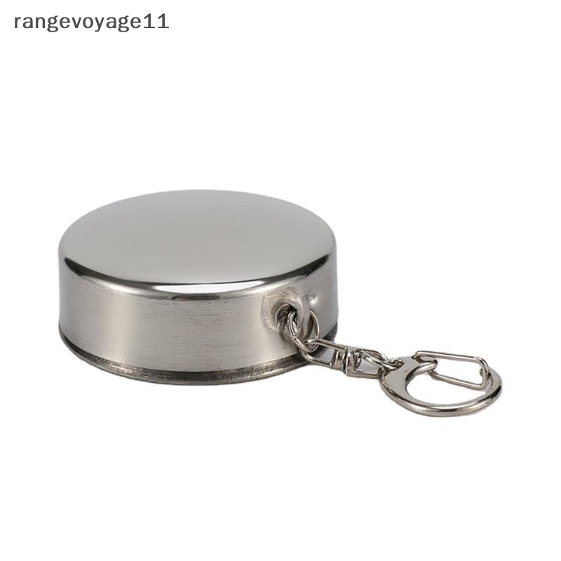 Cốc Bằng Thép Không Gỉ Có Thể Gấp Lại Kèm Móc Khóa Tiện Dụng