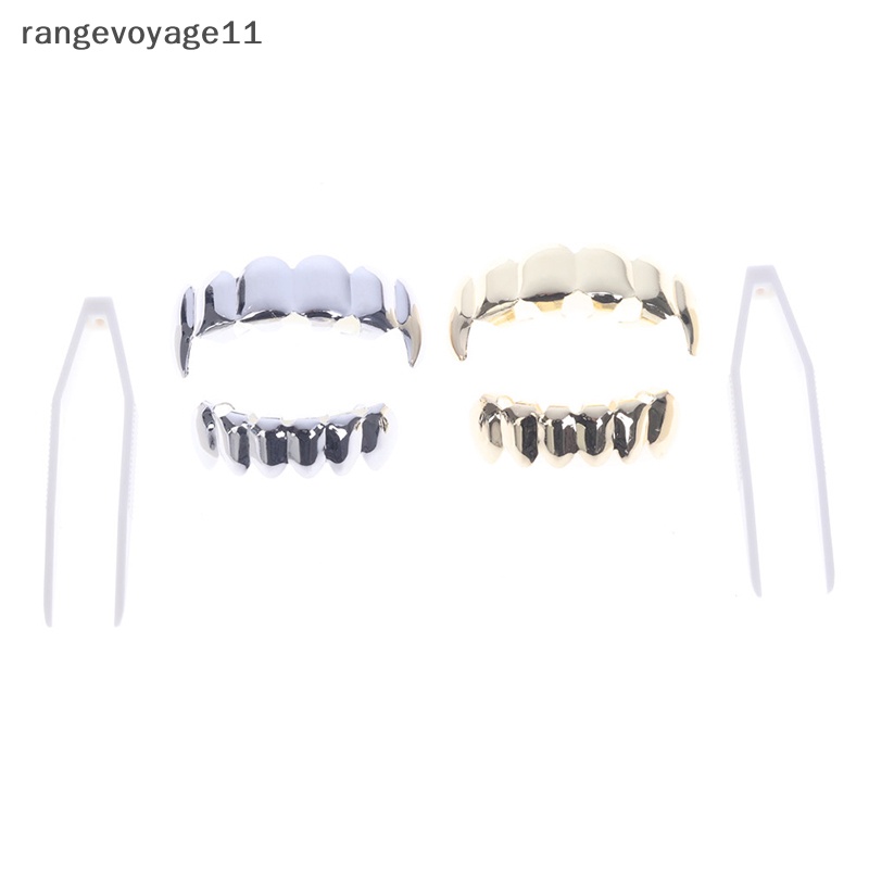[Rangevoyage] Lưới Nướng Răng Trên Và Dưới Làm Quà Tặng Trang Sức Hiphop [vn]