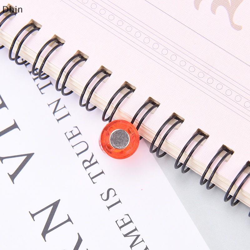 [Dhin] 14pcs strong neodymium noticeboard skittle men pin s fridge diy whiteboard COD