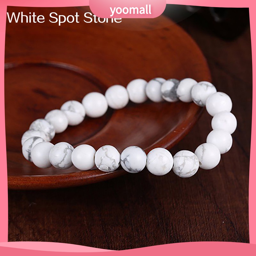 Vòng Tay Chuỗi Hạt Đá Tự Nhiên Thời Trang Cho Nam Và Nữ