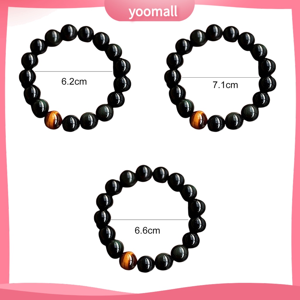 Vòng Tay Chuỗi Hạt Đá Mắt Hổ Tự Nhiên Phong Cách Vintage