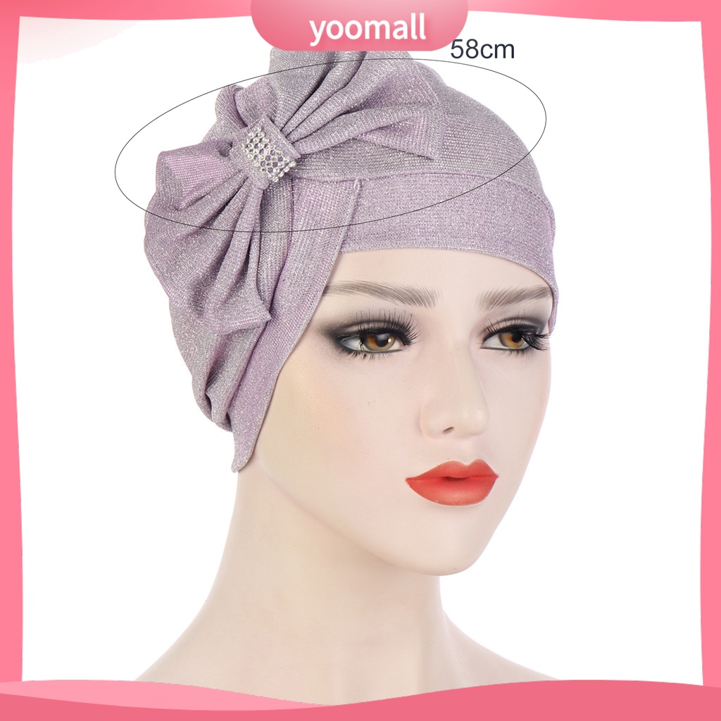 Mũ Turban Thắt Nơ Nhiều Màu Sắc Thời Trang Đi Biển Cho Nữ